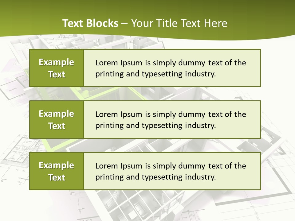 Flat Dwelling Domicile PowerPoint Template