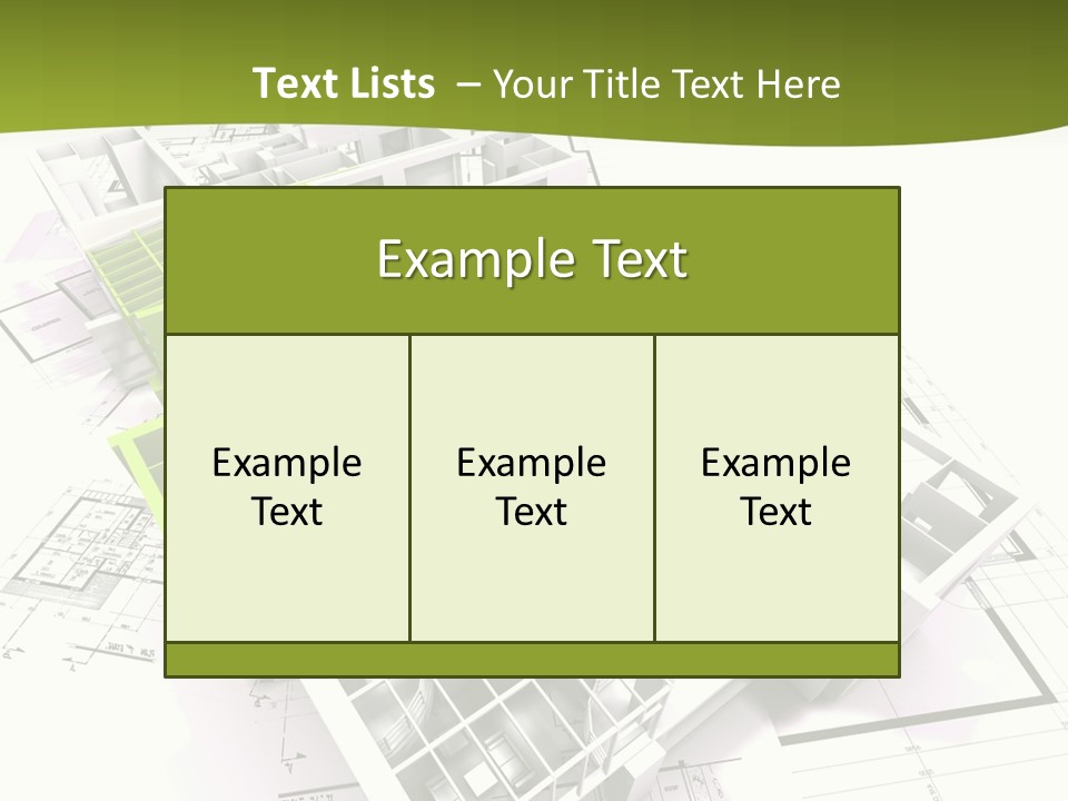 Flat Dwelling Domicile PowerPoint Template