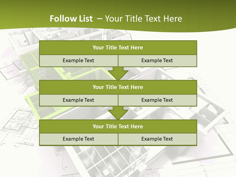 Flat Dwelling Domicile PowerPoint Template