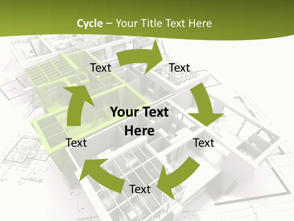 Flat Dwelling Domicile PowerPoint Template