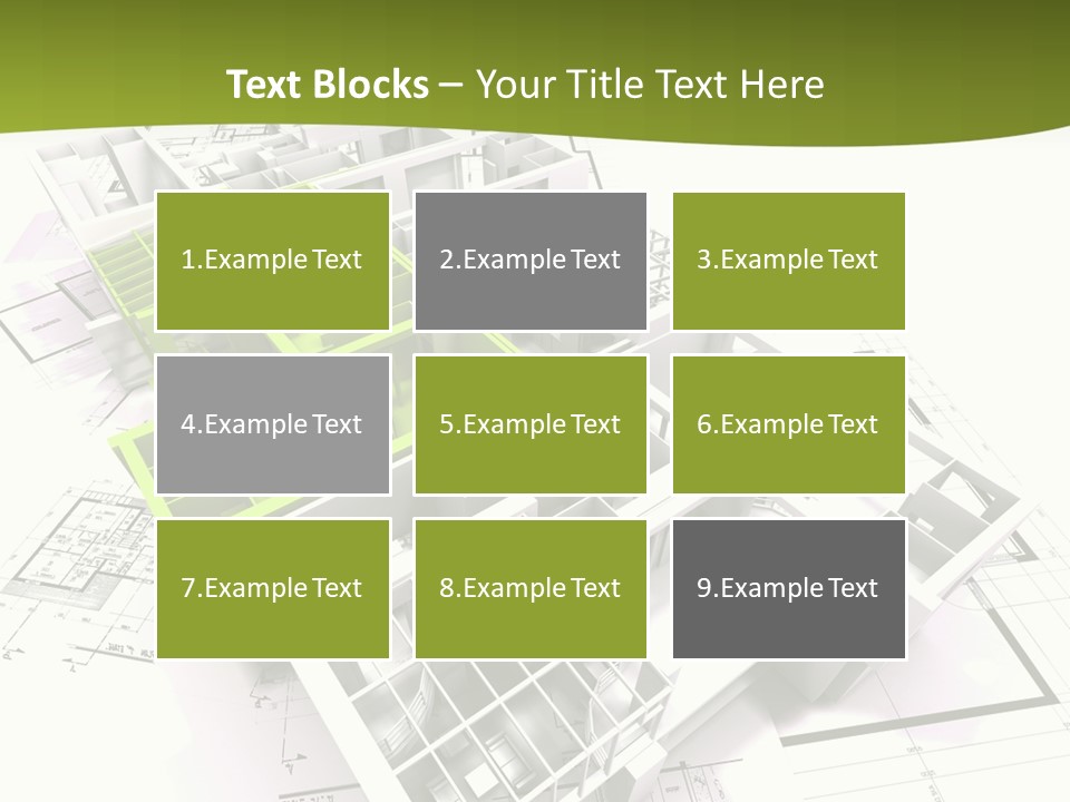 Flat Dwelling Domicile PowerPoint Template
