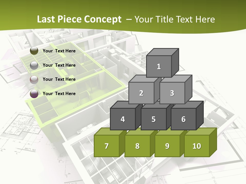 Flat Dwelling Domicile PowerPoint Template