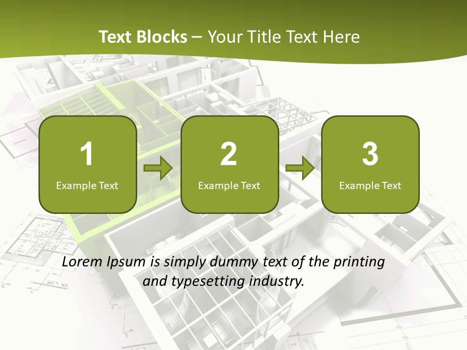 Flat Dwelling Domicile PowerPoint Template