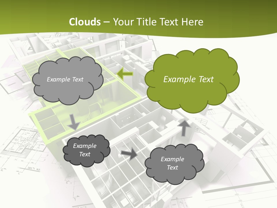 Flat Dwelling Domicile PowerPoint Template