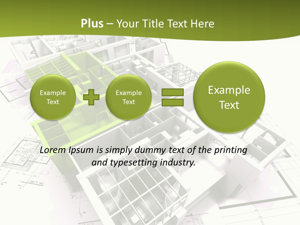Flat Dwelling Domicile PowerPoint Template
