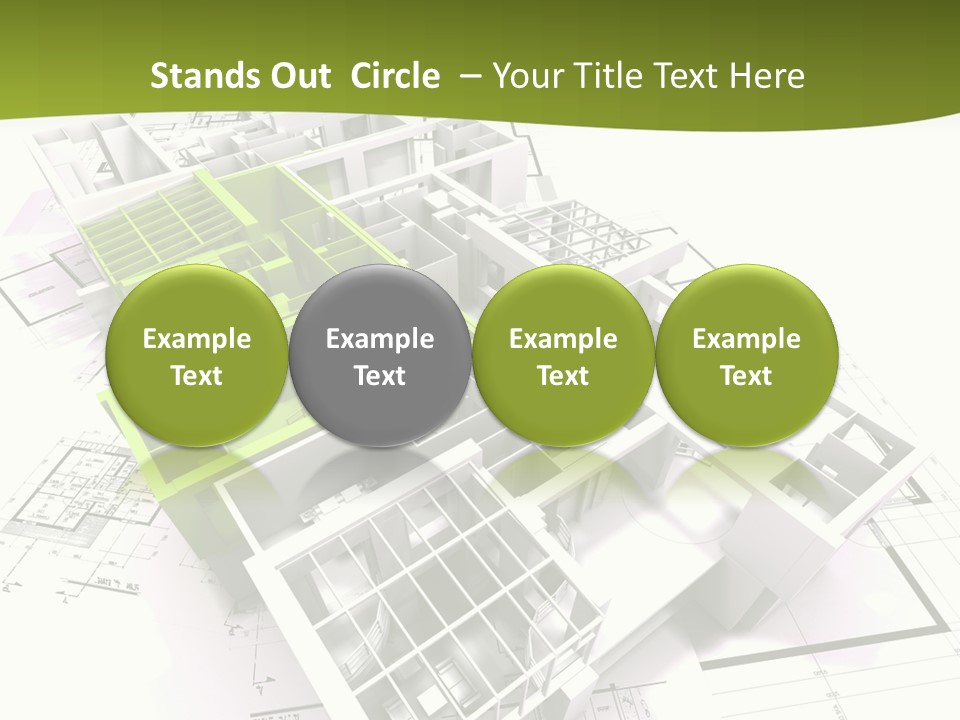 Flat Dwelling Domicile PowerPoint Template