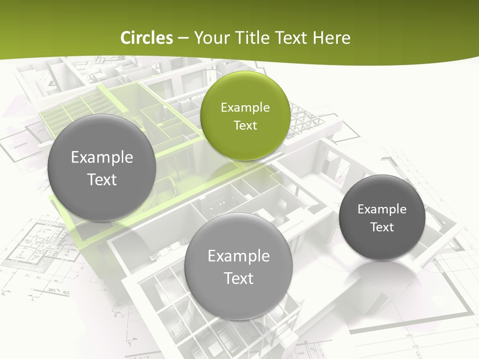 Flat Dwelling Domicile PowerPoint Template