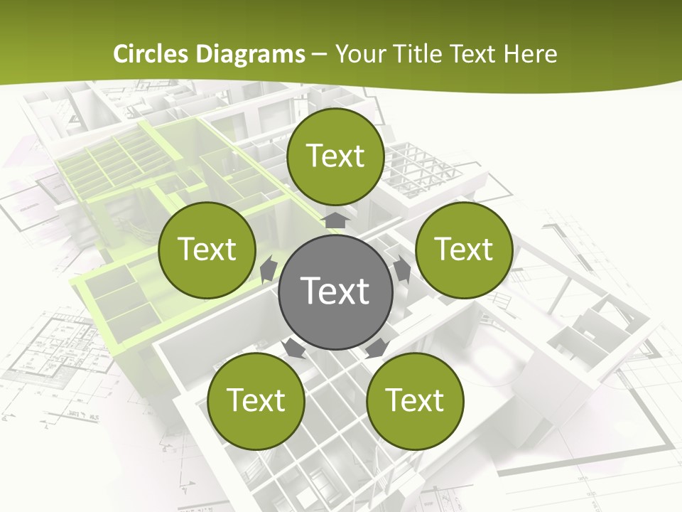 Flat Dwelling Domicile PowerPoint Template