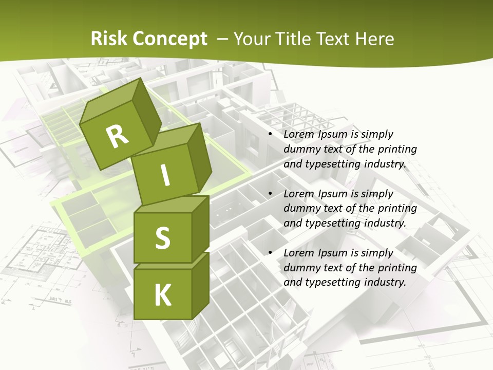 Flat Dwelling Domicile PowerPoint Template