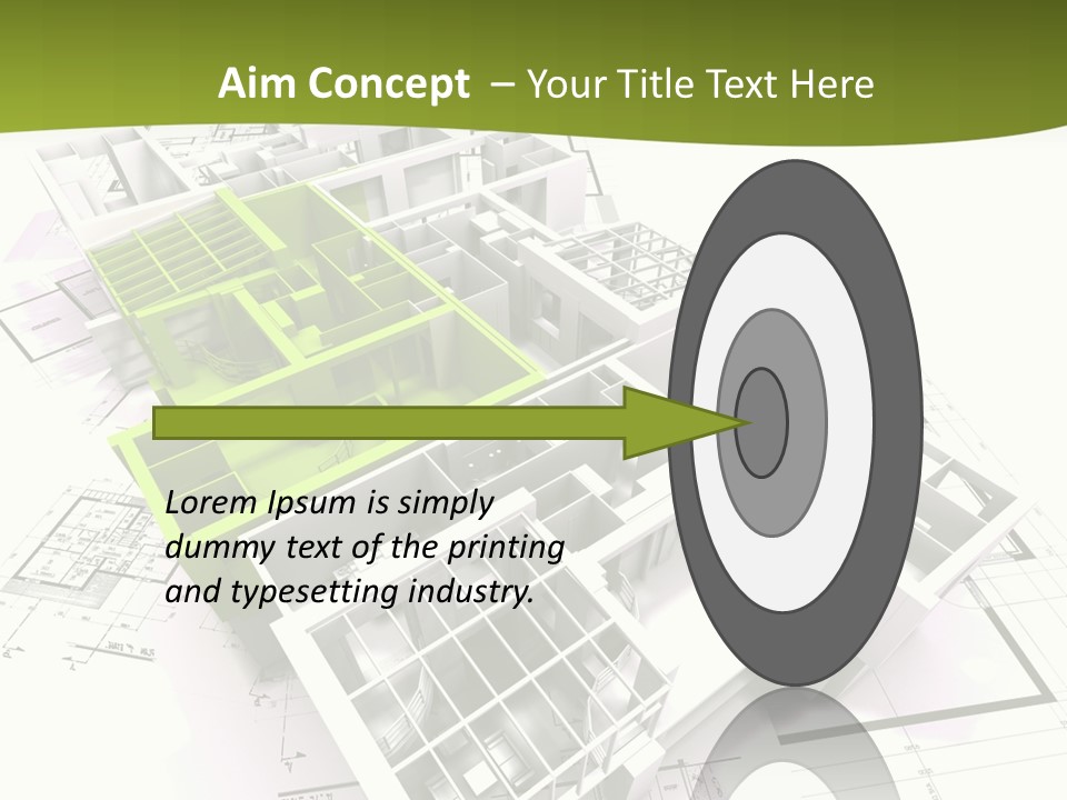 Flat Dwelling Domicile PowerPoint Template