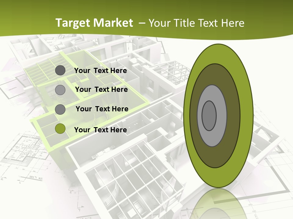 Flat Dwelling Domicile PowerPoint Template