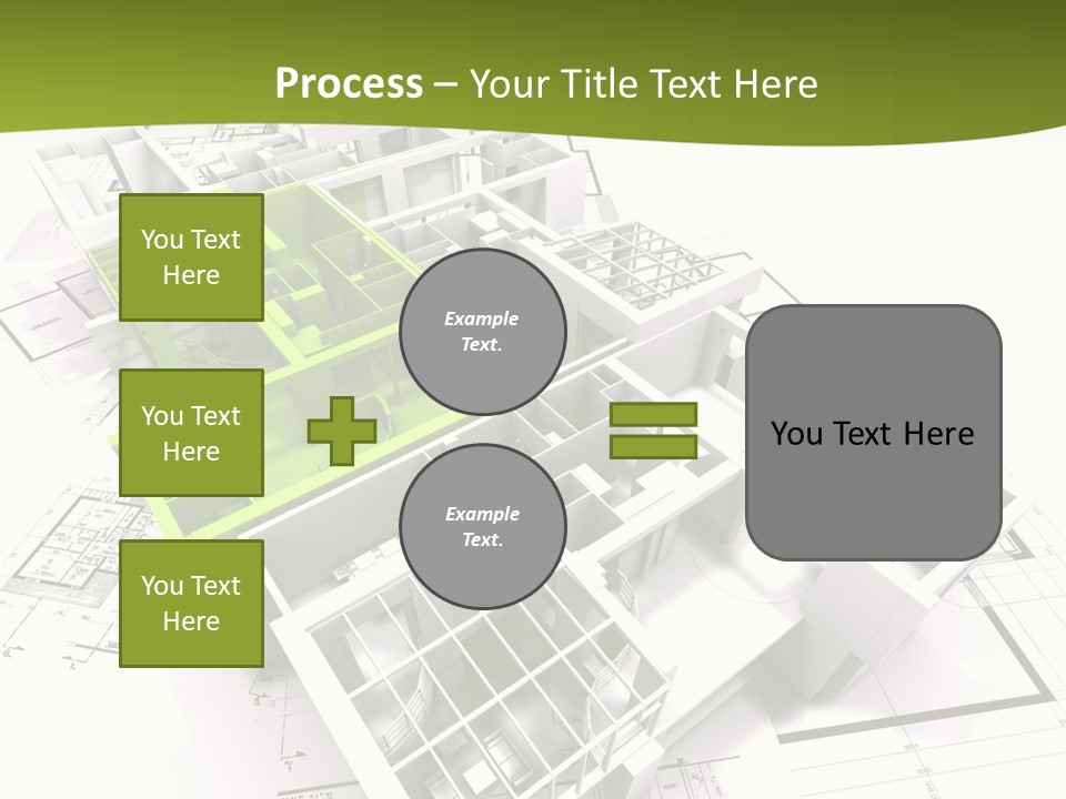 Flat Dwelling Domicile PowerPoint Template