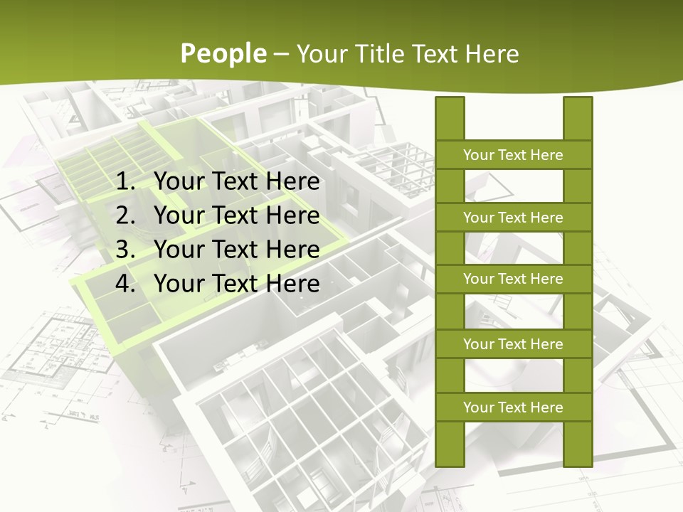 Flat Dwelling Domicile PowerPoint Template