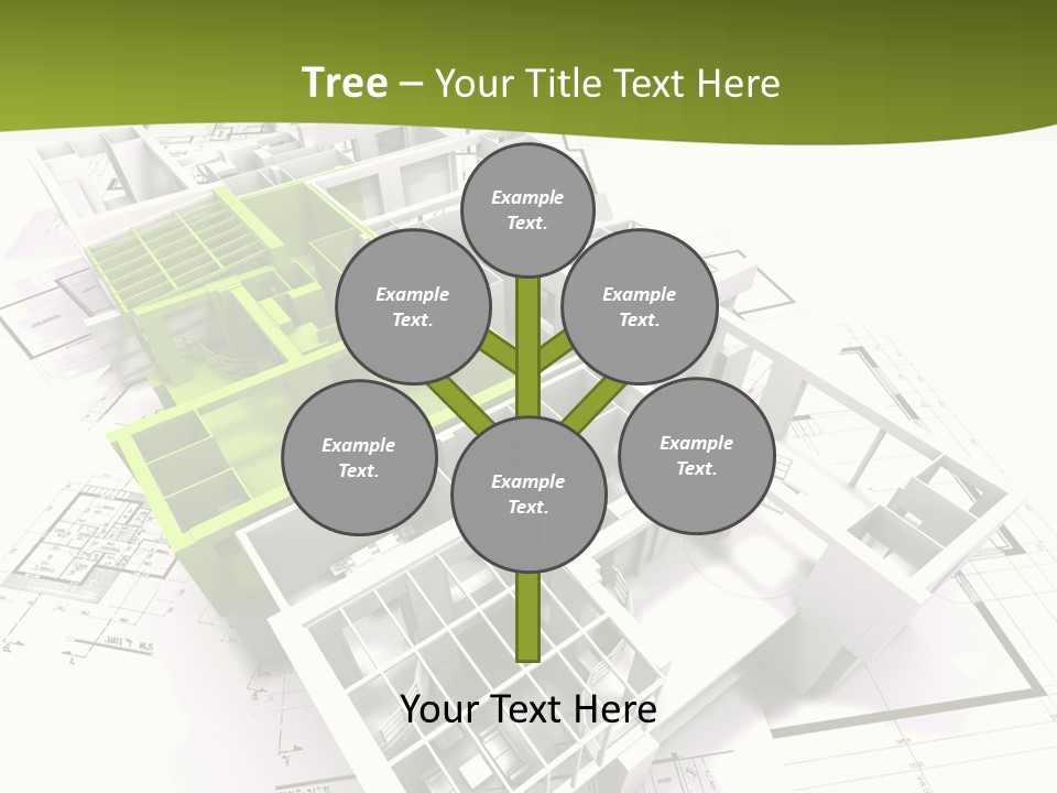 Flat Dwelling Domicile PowerPoint Template