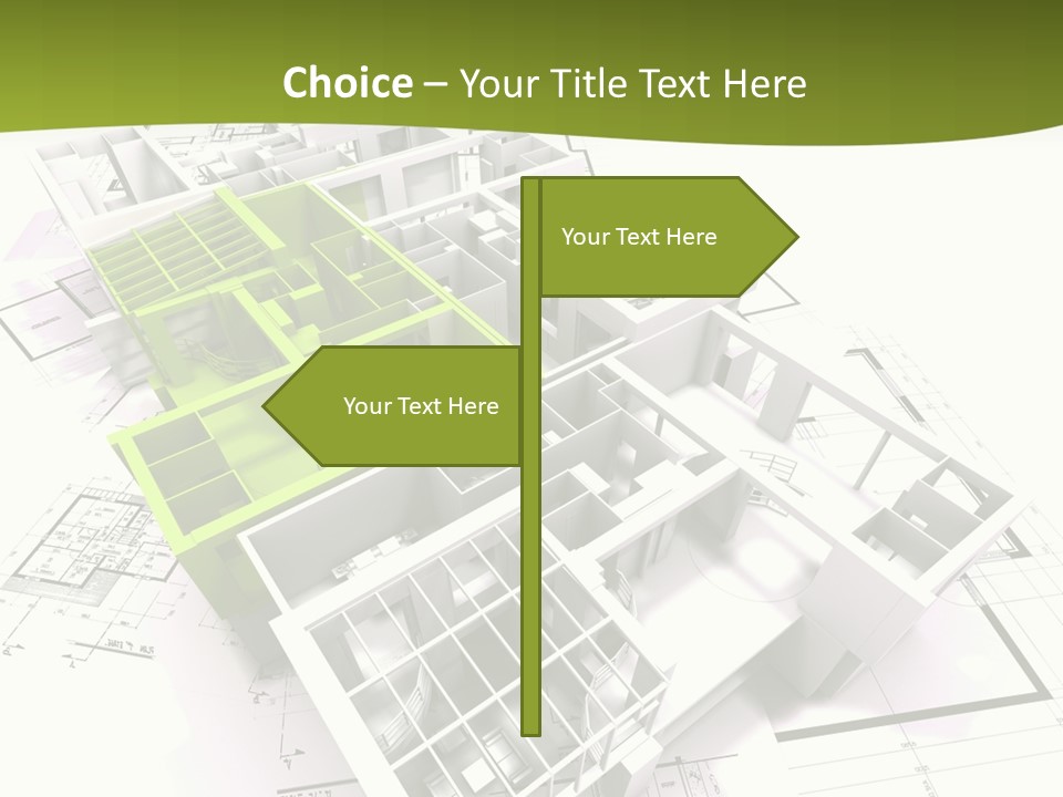 Flat Dwelling Domicile PowerPoint Template
