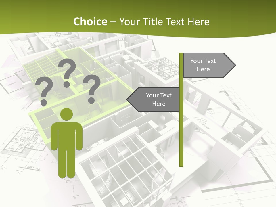 Flat Dwelling Domicile PowerPoint Template