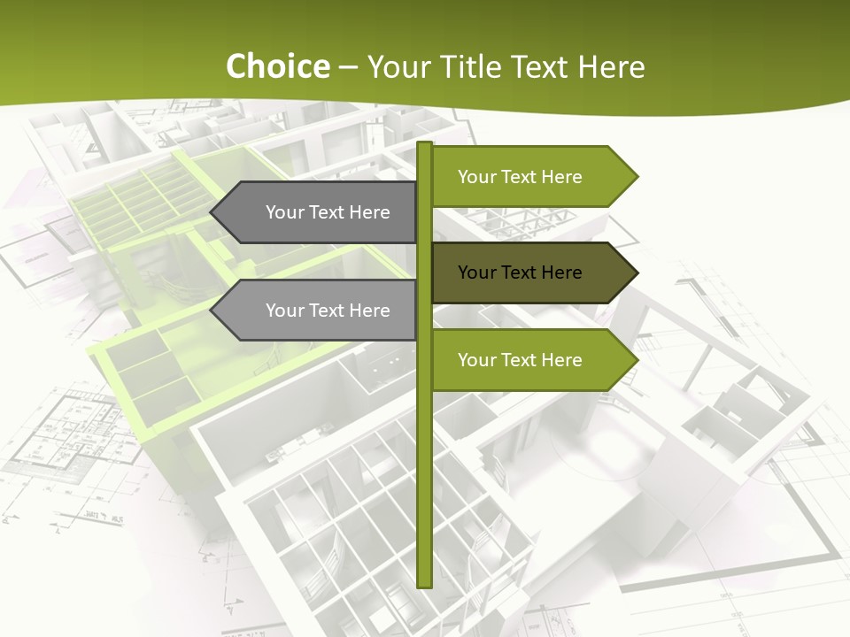 Flat Dwelling Domicile PowerPoint Template