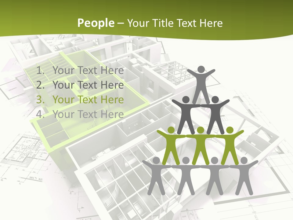 Flat Dwelling Domicile PowerPoint Template