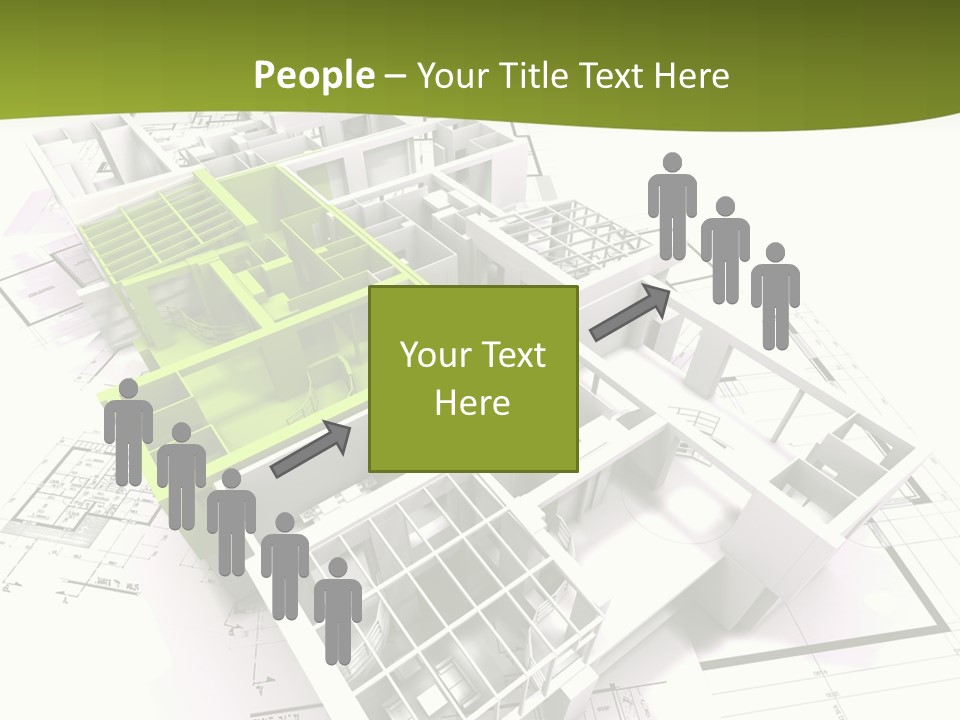 Flat Dwelling Domicile PowerPoint Template