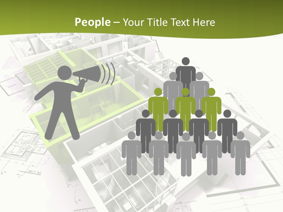 Flat Dwelling Domicile PowerPoint Template