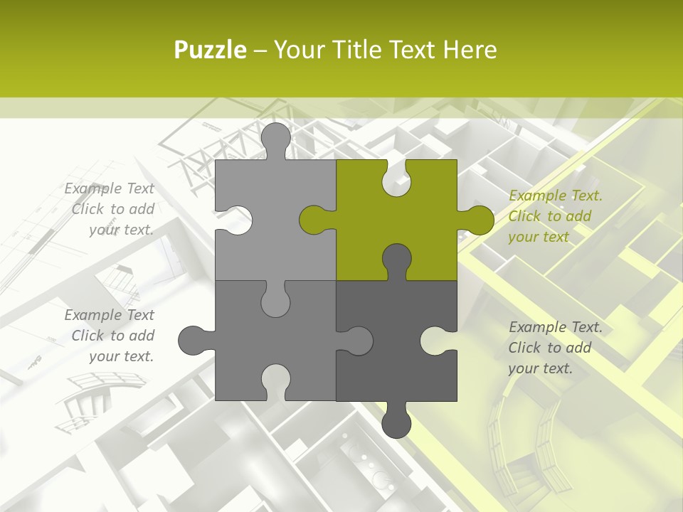 Chalet Building Architecture PowerPoint Template