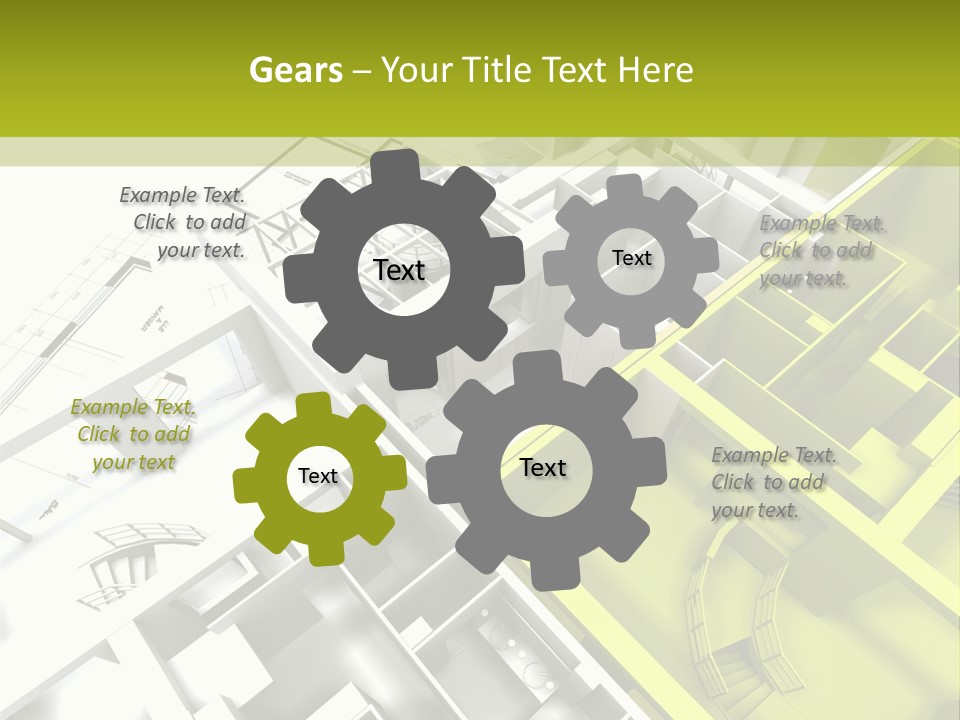 Chalet Building Architecture PowerPoint Template