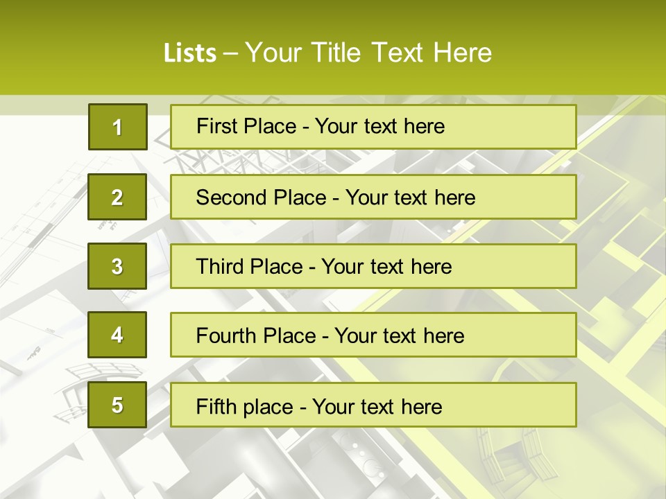 Chalet Building Architecture PowerPoint Template