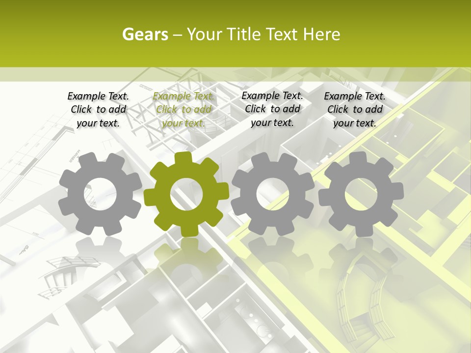 Chalet Building Architecture PowerPoint Template