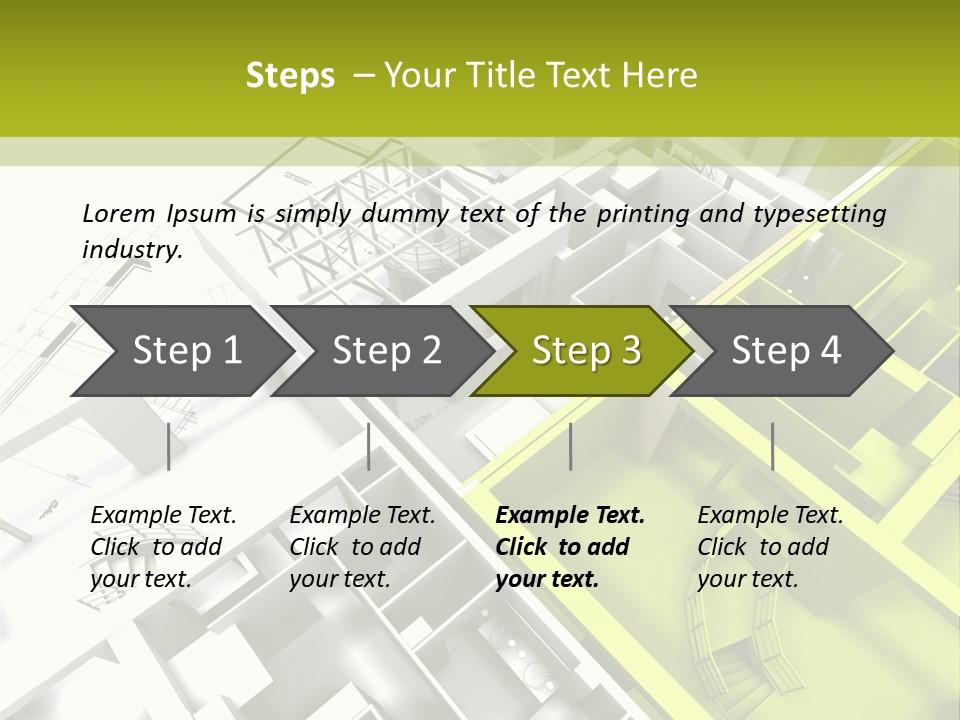 Chalet Building Architecture PowerPoint Template