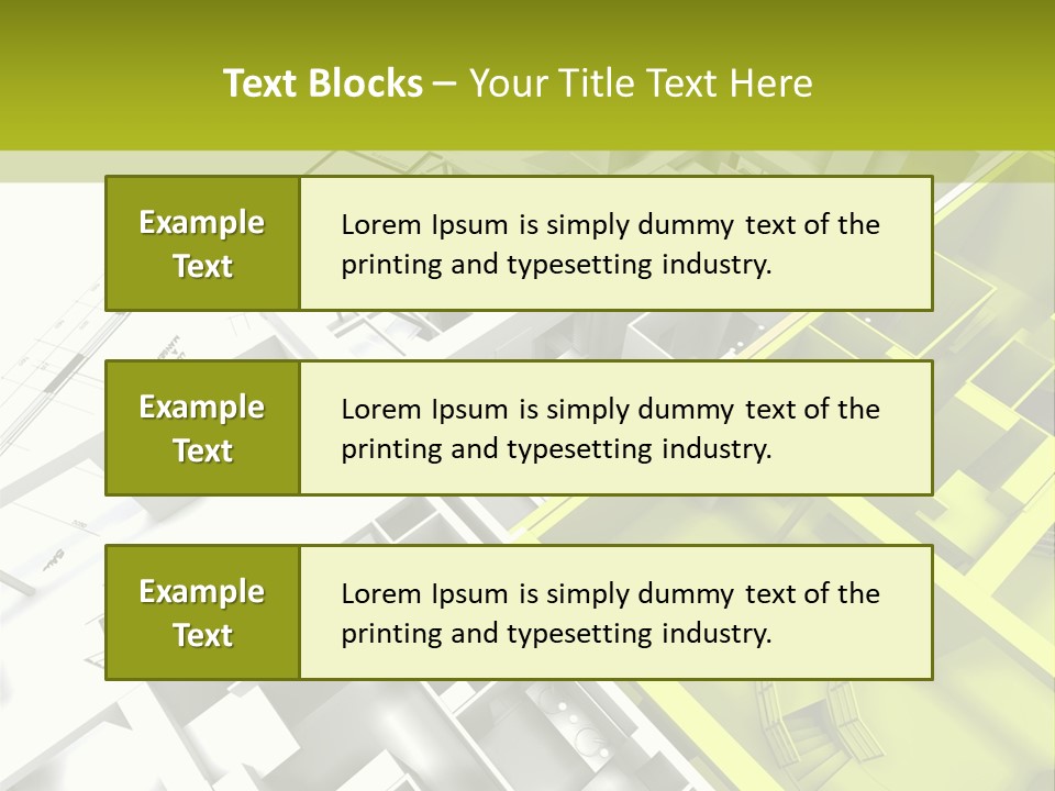 Chalet Building Architecture PowerPoint Template