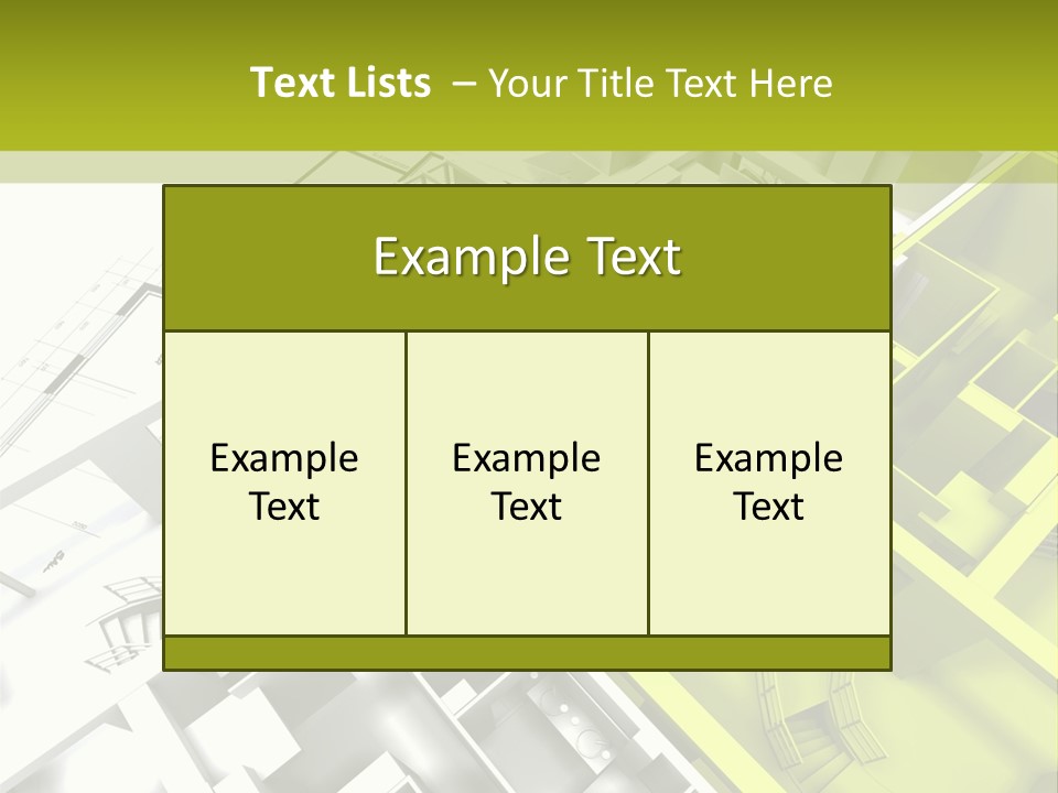 Chalet Building Architecture PowerPoint Template