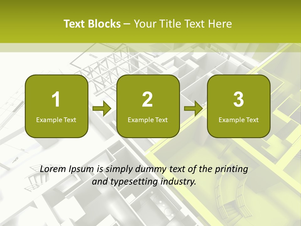 Chalet Building Architecture PowerPoint Template