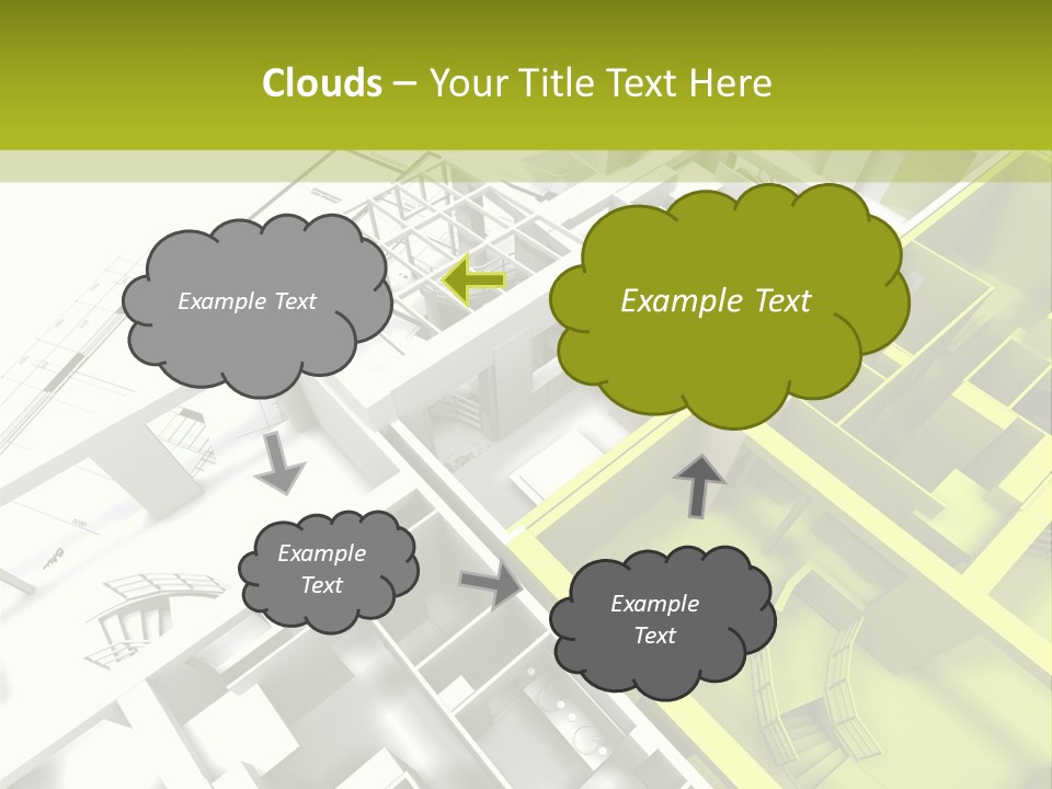 Chalet Building Architecture PowerPoint Template