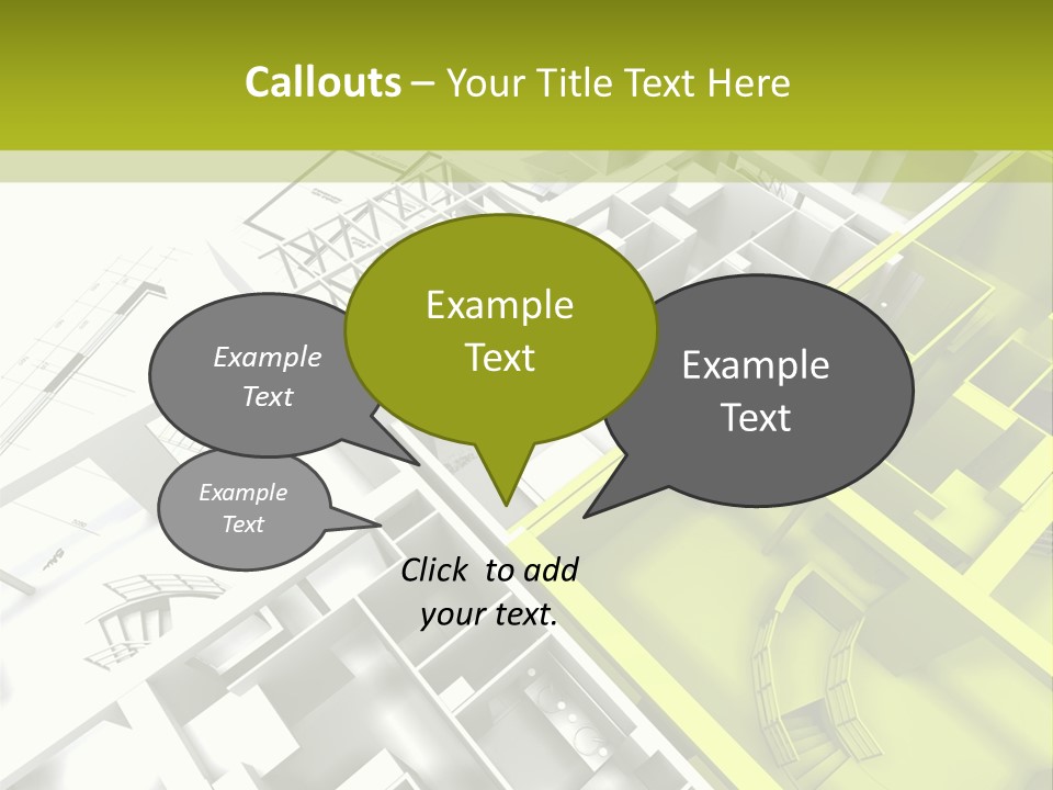 Chalet Building Architecture PowerPoint Template