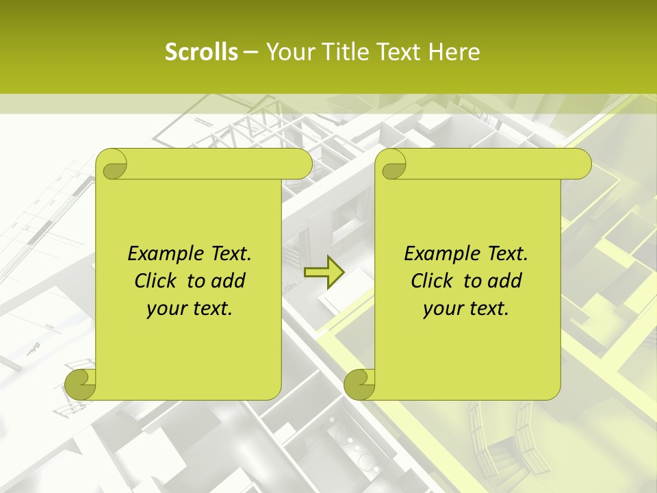 Chalet Building Architecture PowerPoint Template