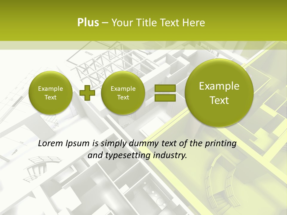 Chalet Building Architecture PowerPoint Template