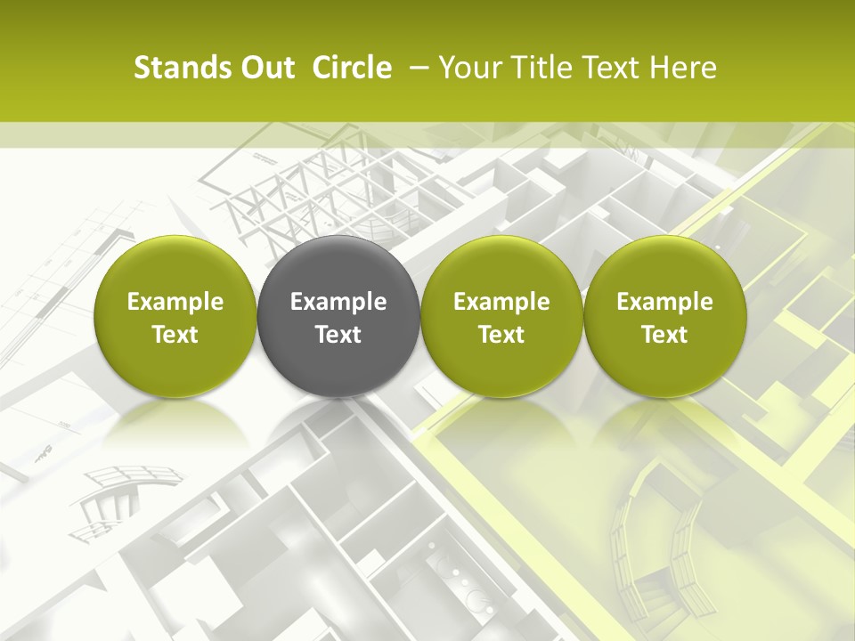 Chalet Building Architecture PowerPoint Template