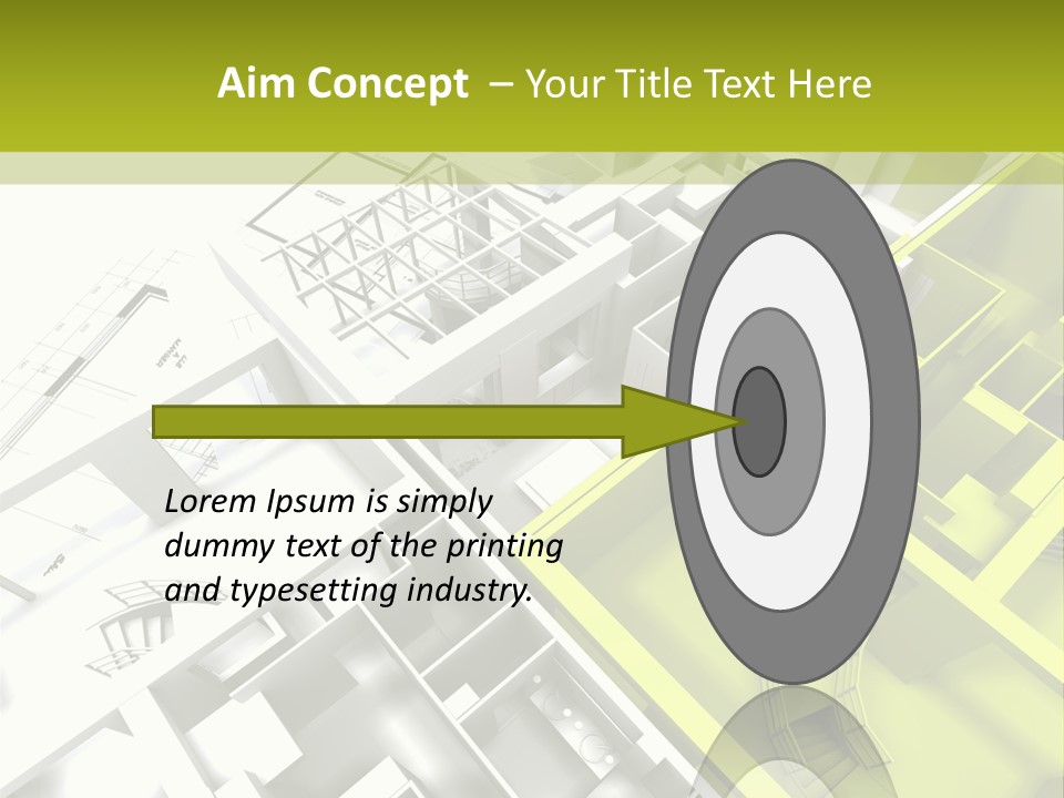 Chalet Building Architecture PowerPoint Template
