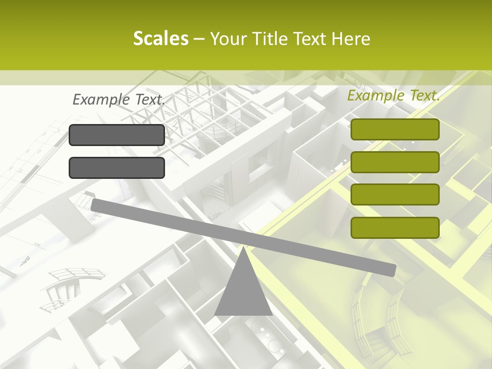 Chalet Building Architecture PowerPoint Template