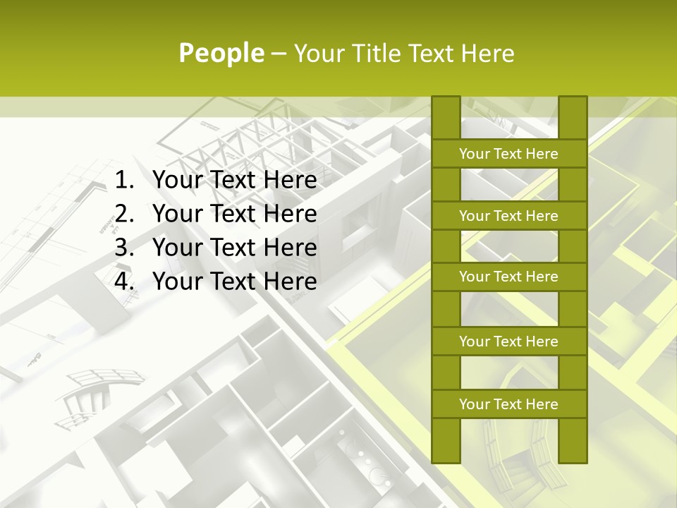 Chalet Building Architecture PowerPoint Template