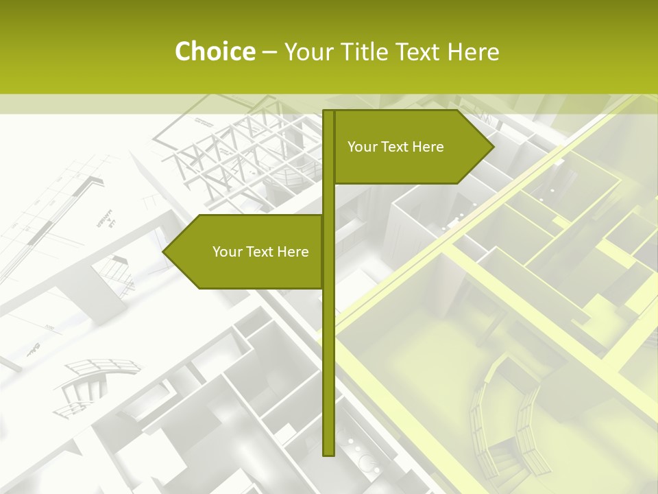 Chalet Building Architecture PowerPoint Template