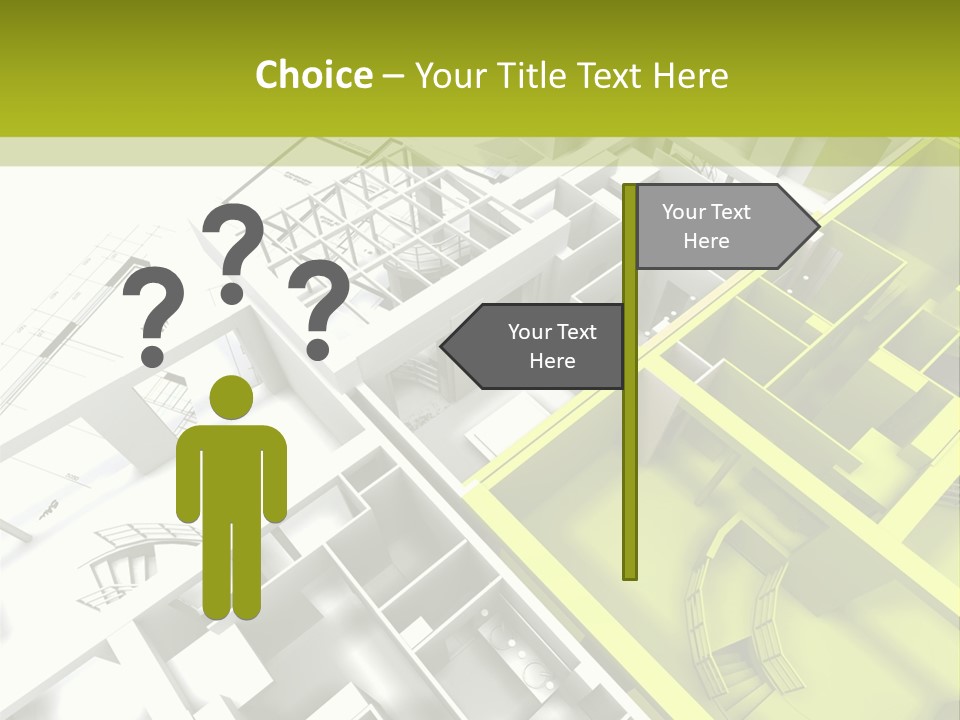 Chalet Building Architecture PowerPoint Template
