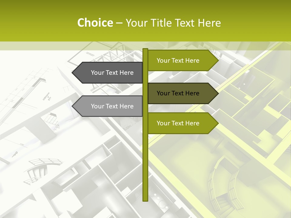 Chalet Building Architecture PowerPoint Template