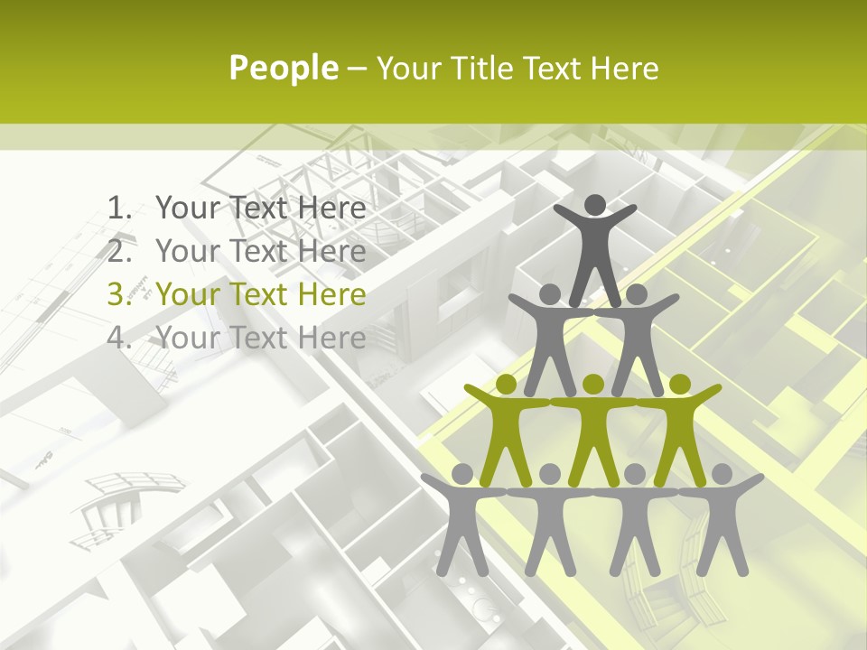 Chalet Building Architecture PowerPoint Template