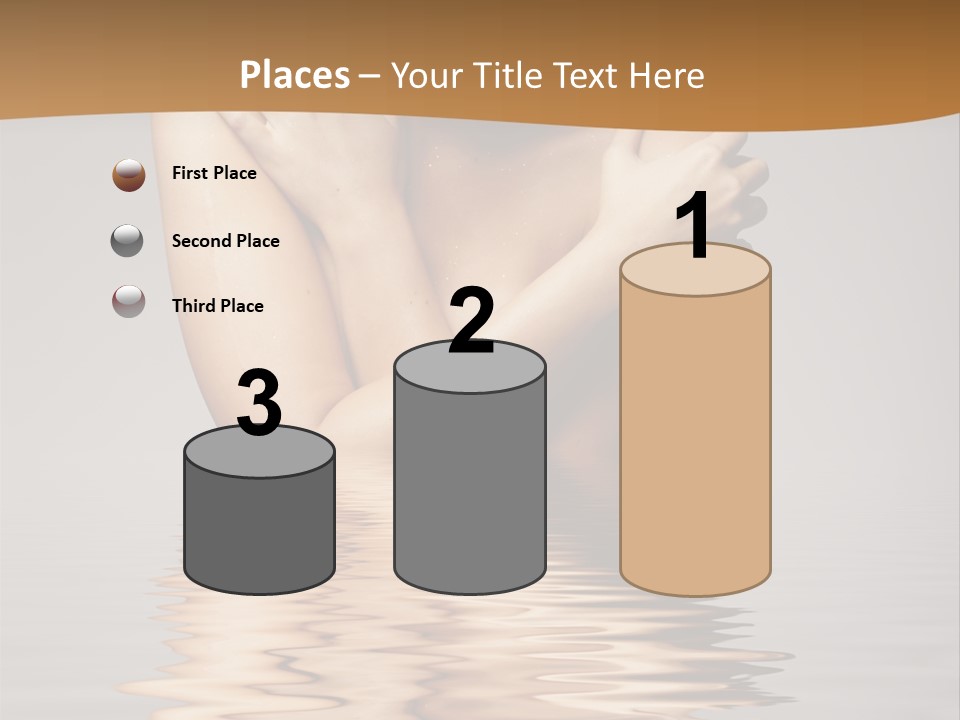 Attractive Woman Latina PowerPoint Template