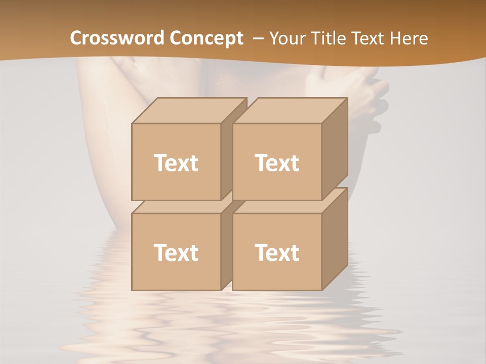 Attractive Woman Latina PowerPoint Template