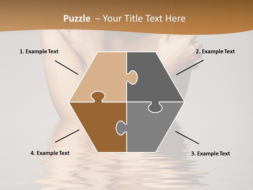 Attractive Woman Latina PowerPoint Template