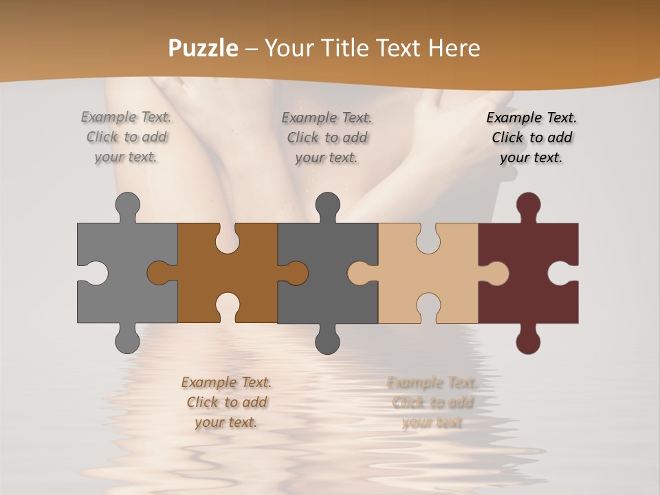 Attractive Woman Latina PowerPoint Template