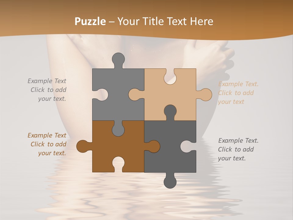 Attractive Woman Latina PowerPoint Template