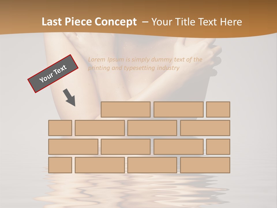 Attractive Woman Latina PowerPoint Template